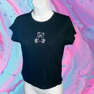 Juniors size XL (15-17) teddy bear snug fitting t-shirt